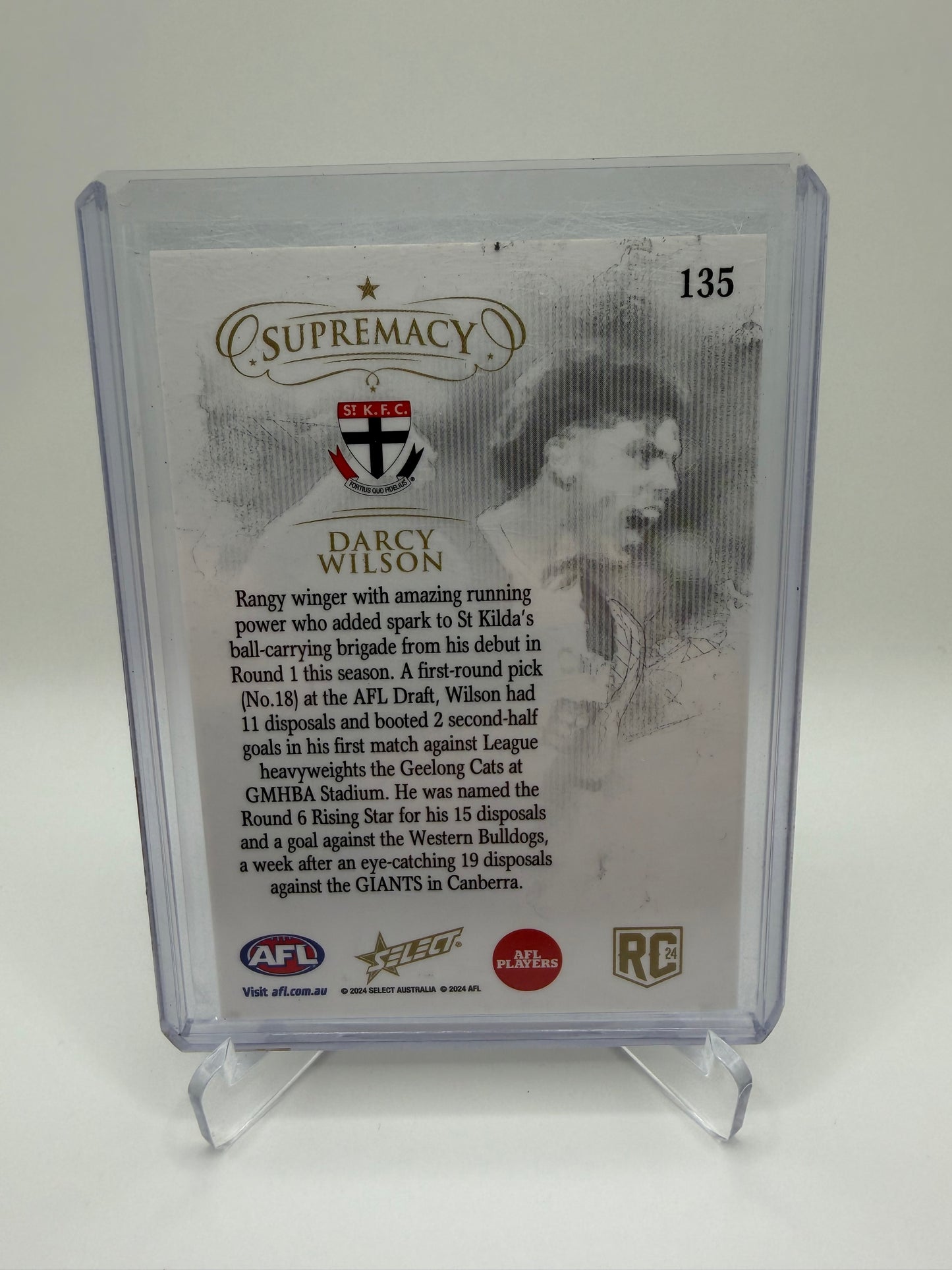 Darcy Wilson Supremacy Gold 30/95 - 2024 Supremacy